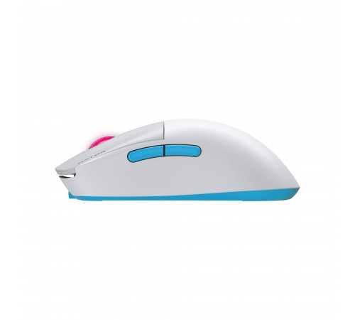 Миша бездротова Hator Quasar 2 Pro Wireless White/Cyan (HTM561WC)