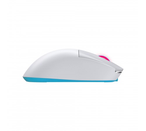 Миша бездротова Hator Quasar 2 Pro Wireless White/Cyan (HTM561WC)