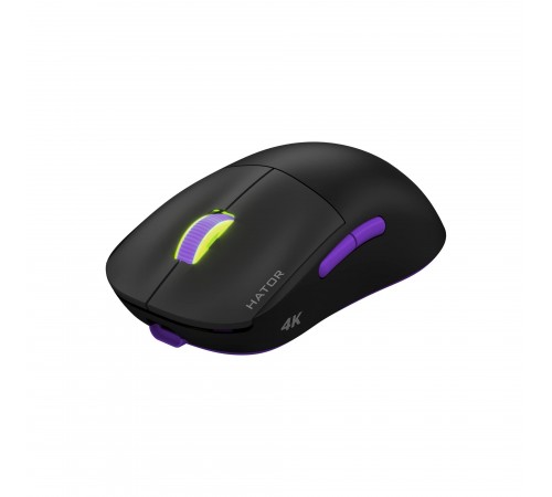 Миша бездротова Hator Quasar 2 Ultra 4K Wireless Black/Lilac (HTM570BL)