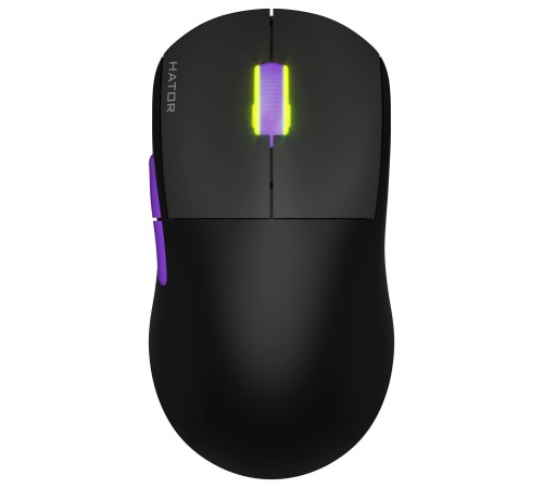 Миша бездротова Hator Quasar 2 Ultra 4K Wireless Black/Lilac (HTM570BL)