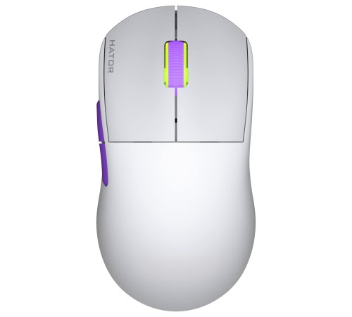 Миша бездротова Hator Quasar 2 Ultra 4K Wireless White/Lilac (HTM571WL)