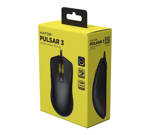 Миша Hator Pulsar 3 Black (HTM610)