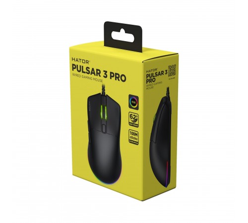 Миша Hator Pulsar 3 Pro Black (HTM620)