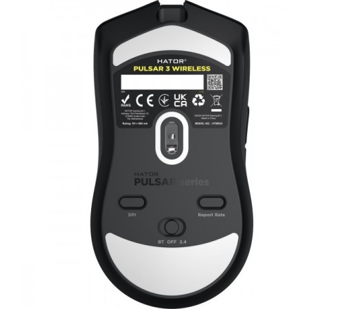 Мишка бездротова Hator Pulsar 3 Wireless Black (HTM630)