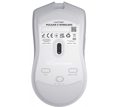 Миша бездротова Hator Pulsar 3 Wireless White (HTM631)