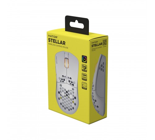 Миша Hator Stellar Wireless White (HTM651)