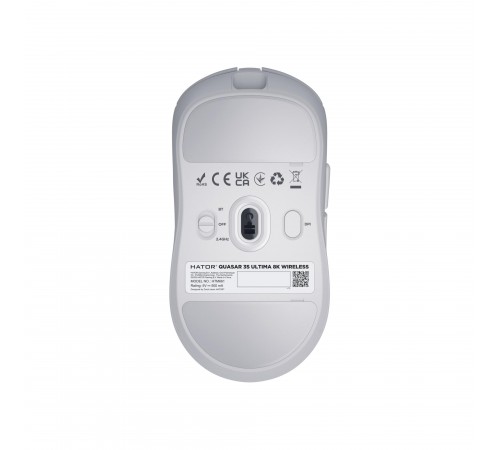 Миша бездротова Hator Quasar 3S Ultima 8K Wireless White (HTM661)