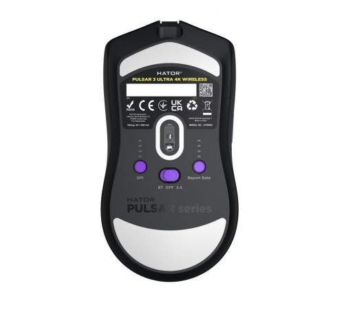 Миша бездротова Hator Pulsar 3 Ultra 4K Wireless Black (HTM680)