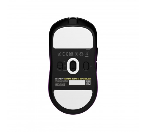 Миша бездротова Hator Quasar 3 Ultima 8K Wireless Black/Violet (HTM760)