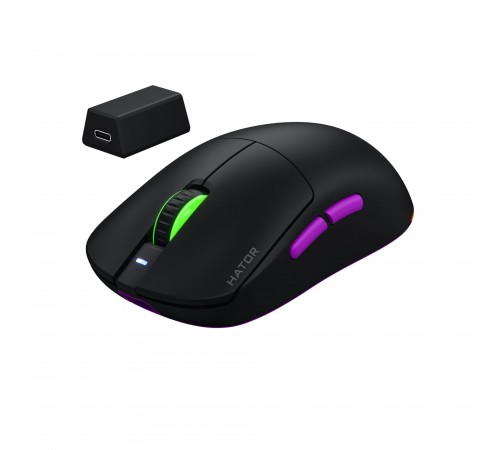 Миша бездротова Hator Quasar 3 Ultra 8K Wireless Black (HTM770)