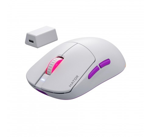 Миша бездротова Hator Quasar 3 Ultra 8K Wireless White (HTM771)