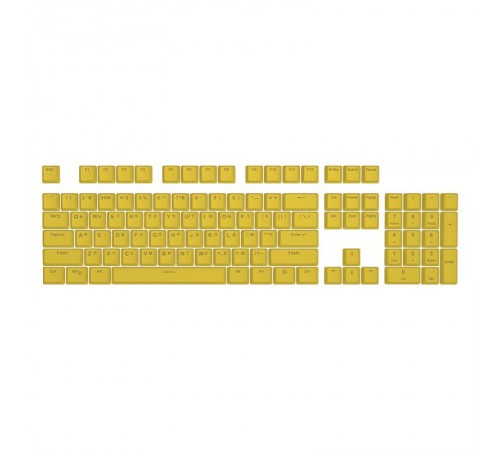 Набір кейкапів Hator PBT UKR/ENG/ru Yellow (HTS-139)