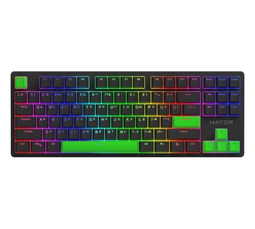 Набір кейкапів Hator PBT Keycaps Autograph Edition Lime Green (HTS-710)