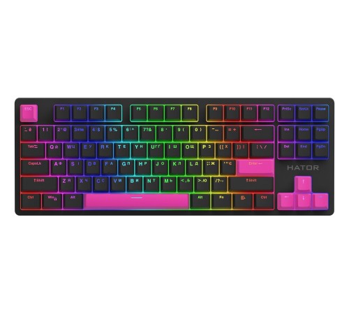 Набір кейкапів Hator PBT Keycaps Autograph Edition Knockout Pink (HTS-711)