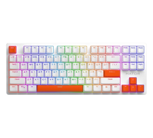 Набір кейкапів Hator PBT Keycaps Autograph Edition Orange (HTS-712)