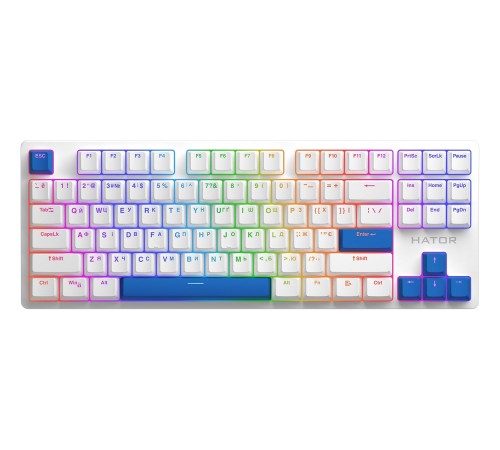 Набір кейкапів Hator PBT Keycaps Autograph Edition Navy Blue (HTS-714)