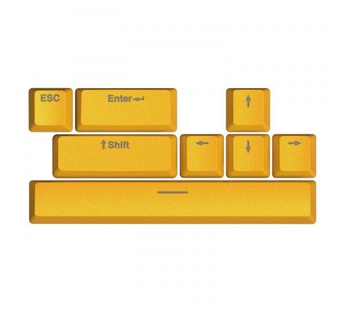 Набір кейкапів Hator PBT Keycaps Autograph Edition Sunny Yellow (HTS-715)