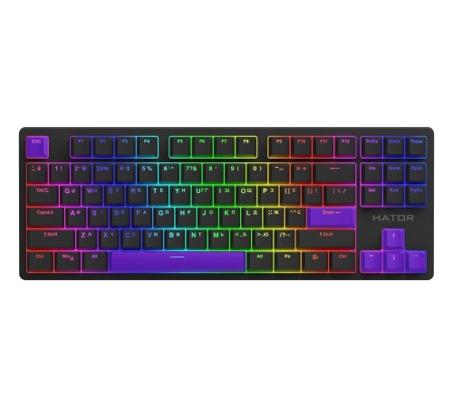 Набір кейкапів Hator PBT Keycaps Autograph Edition Vivid Lilac (HTS-716)