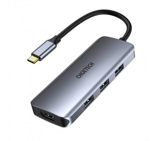 Концентратор Choetech HUB-M19 7 in 1 USB-C to HDMI Multiport Adapter Концентратор Choetech HUB-M19 7 in 1 USB-C to HDMI Multiport Adapter
