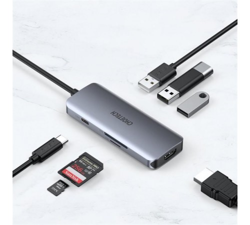 Концентратор Choetech HUB-M19 7 in 1 USB-C to HDMI Multiport Adapter Концентратор Choetech HUB-M19 7 in 1 USB-C to HDMI Multiport Adapter