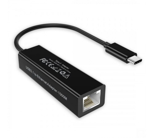 Мережевий адаптер Choetech HUB-R01 USB-C to RJ45 1Gbps Мережевий адаптер Choetech HUB-R01 USB-C to RJ45 1Gbps