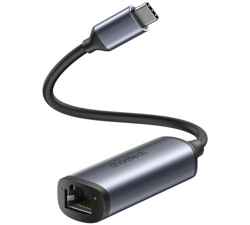 Мережевий адаптер Choetech HUB-R02 USB-C to RJ45 2.5Gbps Мережевий адаптер Choetech HUB-R02 USB-C to RJ45 2.5Gbps