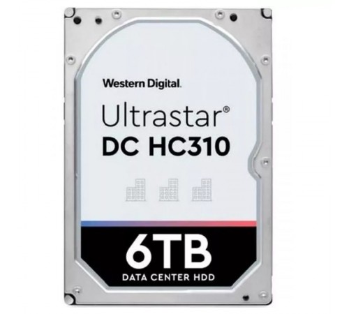 Накопичувач HDD 3.5" SATA 6.0TB WD Ultrastar DC HC310 7200rpm 256MB (HUS726T6TALE6L4)