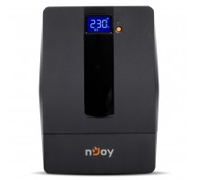Джерело безперебійного живлення NJOY Horus Plus 1000 (PWUP-LI100H1-AZ01B), Lin.int., AVR, 4 x евро, USB, LCD, пластик
