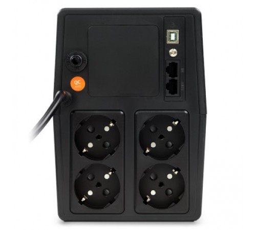 Джерело безперебійного живлення NJOY Horus Plus 2000 (PWUP-LI200H1-AZ01B) Lin.int., AVR, 4 x евро, USB, LCD, пластик