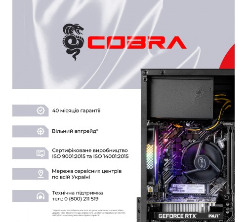 Персональний комп`ютер COBRA Advanced (I121F.16.S5.55.25100)