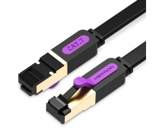 Патч-корд Vention CAT7 SSTP Ethernet, 1 m, Black (ICABF)