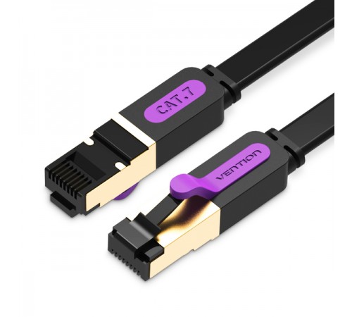 Патч-корд Vention CAT7 SSTP Ethernet, 1.5 m, Black (ICABG)