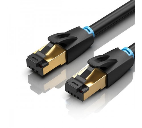 Патч-корд Vention CAT 8 SFTP Ethernet, 0.5 m, Black (IKABD) Патч-корд Vention CAT 8 SFTP Ethernet, 0.5 m, Black (IKABD)