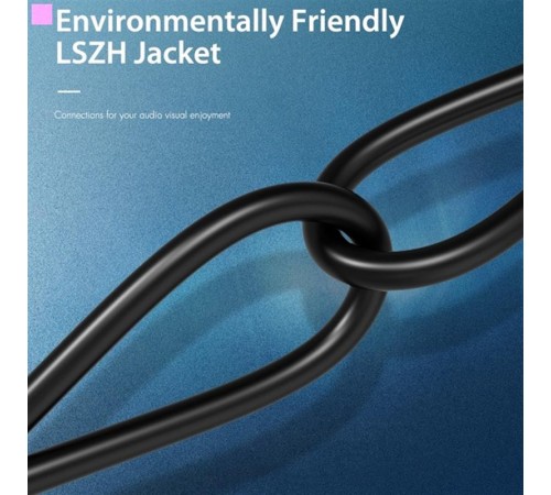 Патч-корд Vention CAT 8 SFTP Ethernet, 1.5 m, Black (IKABG)