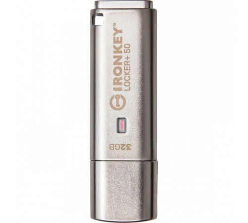 Флеш-накопичувач USB3.2 32GB Kingston IronKey Locker+ 50 (IKLP50/32GB)