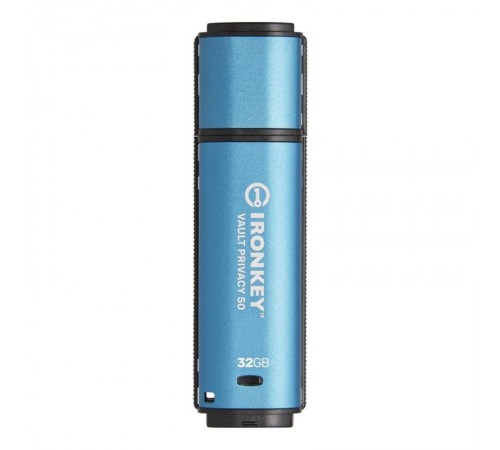 Флеш-накопичувач USB3.2 32GB Kingston IronKey Vault Privacy 50 Type-A Blue (IKVP50/32GB)