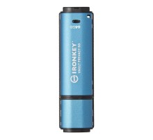 Флеш-накопичувач USB3.2 64GB Kingston IronKey Vault Privacy 50 Type-A Blue (IKVP50/64GB)
