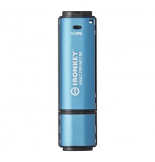 Флеш-накопичувач USB3.2 64GB Kingston IronKey Vault Privacy 50 Type-A Blue (IKVP50/64GB)