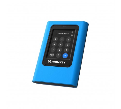 Накопичувач зовнішній SSD Portable USB 3.84TB Kingston IronKey Vault Privacy 80 (IKVP80ES/3840G)