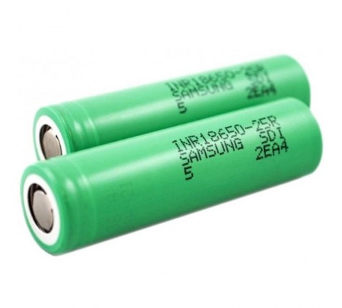 Акумулятор Samsung 18650 Li-Ion 2500 mAh Green Акумулятор Samsung 18650 Li-Ion 2500 mAh Green