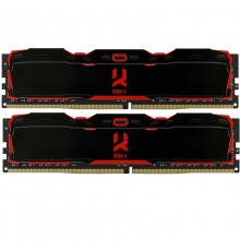 Модуль пам`ятi DDR4 2x8GB/2666 Goodram Iridium X Black (IR-X2666D464L16S/16GDC)