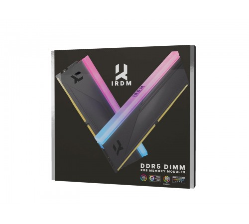 Модуль пам`ятi DDR5 2x32GB/6000 Goodram IRDM RGB Black (IRG-60D5L30/64GDC)