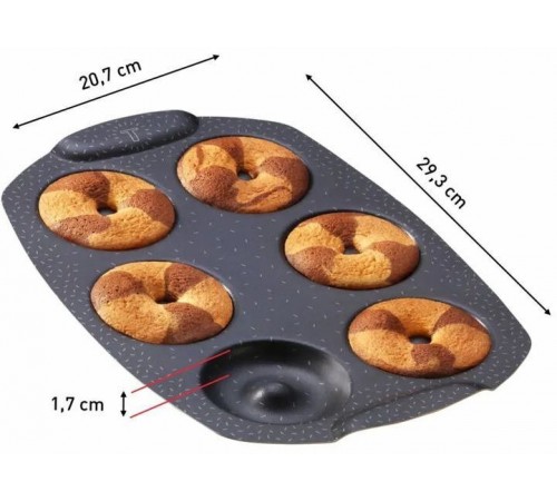 Форма для випічки Tefal PerfectBake 6 форм (J5734602) Форма для випічки Tefal PerfectBake 6 форм (J5734602)