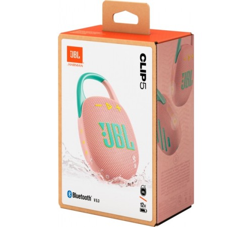 Акустична система JBL Clip 5 Pink (JBLCLIP5PINK)