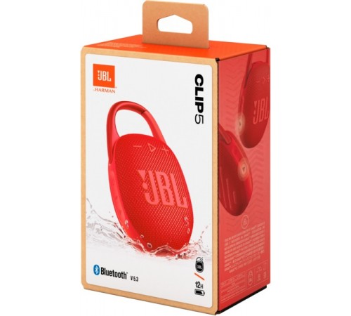 Акустична система JBL Clip 5 Red (JBLCLIP5RED)