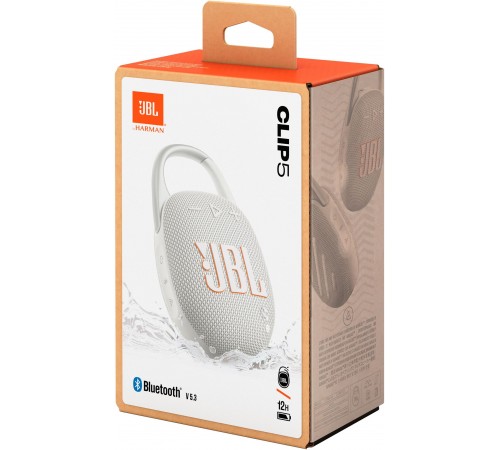 Акустична система JBL Clip 5 White (JBLCLIP5WHT)
