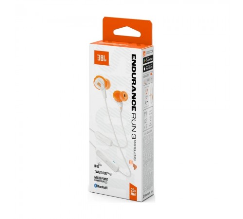 Bluetooth-гарнітура JBL Endurance Run 3 BT White (JBLENDURRUN3BTWHT)