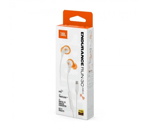 Гарнітура JBL Endurance Run 3C USB-C White (JBLENDURRUN3CWHT)