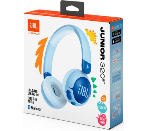 Bluetooth-гарнітура JBL JR320BT Blue (JBLJR320BTBLU) Bluetooth-гарнітура JBL JR320BT Blue (JBLJR320BTBLU)