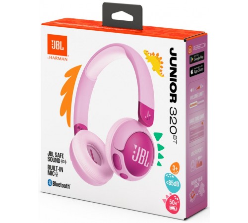Bluetooth-гарнітура JBL JR320BT Purple (JBLJR320BTPUR) Bluetooth-гарнітура JBL JR320BT Purple (JBLJR320BTPUR)
